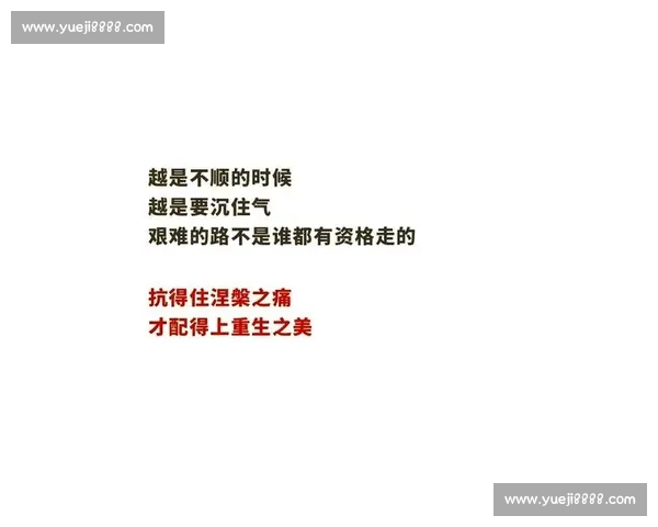 逆境中崛起的力量：从挫折到成功的反击之路